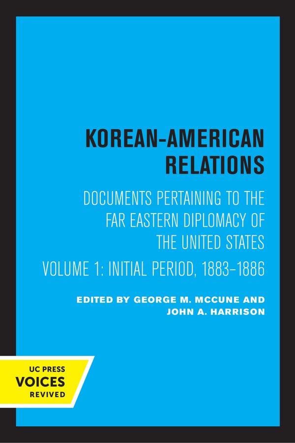 Korean-American Relations by George M. Mccune, Paperback | Indigo Chapters