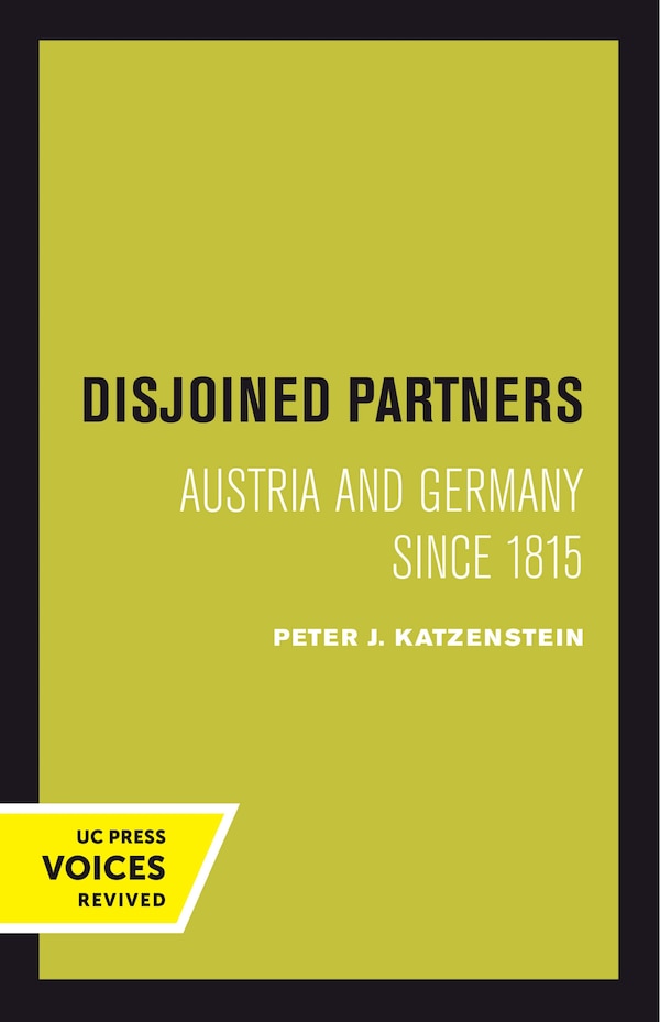Disjoined Partners by Peter Katzenstein, Hardcover | Indigo Chapters