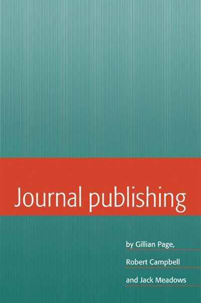 Journal Publishing by Gillian Page, Paperback | Indigo Chapters