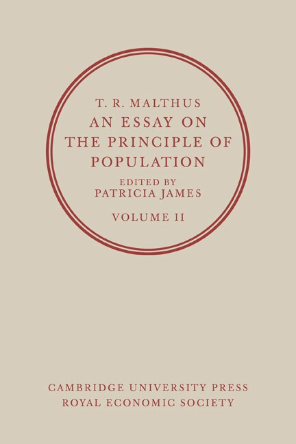 T. R. Malthus An Essay on the Principle of Population: Volume 2, Paperback | Indigo Chapters