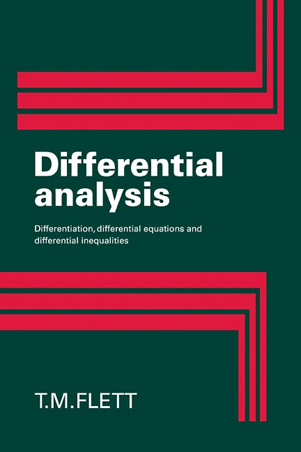 Differential Analysis by T. M. Flett, Paperback | Indigo Chapters