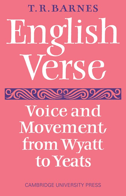 English Verse by T. R. Barnes, Paperback | Indigo Chapters