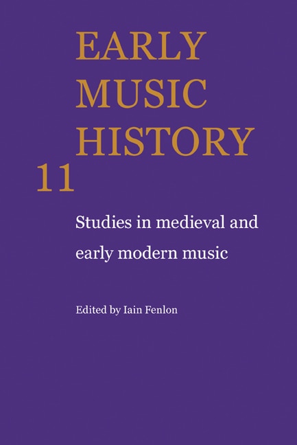 Early Music History by Iain Fenlon, Paperback | Indigo Chapters