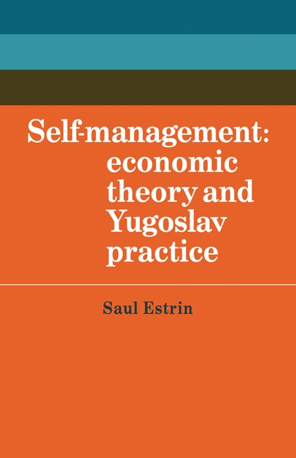 Self-Management by Saul Estrin, Paperback | Indigo Chapters