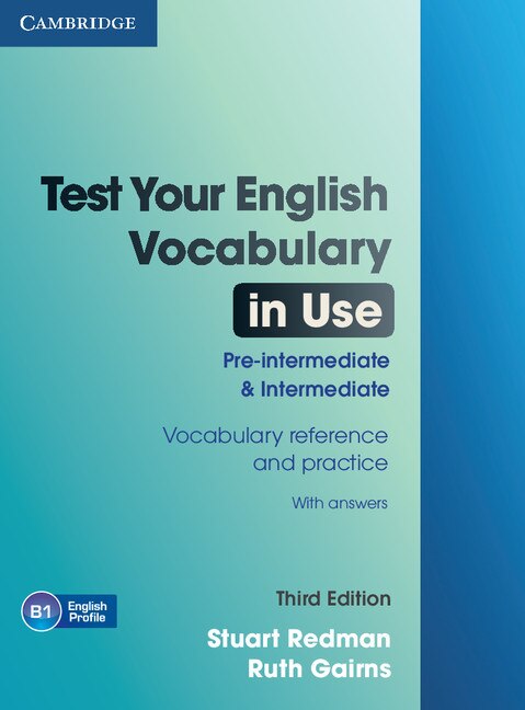 Test Your English Vocabulary in Use Pre-intermediate and Intermediate with Answers by Stuart Redman, Paperback | Indigo Chapters