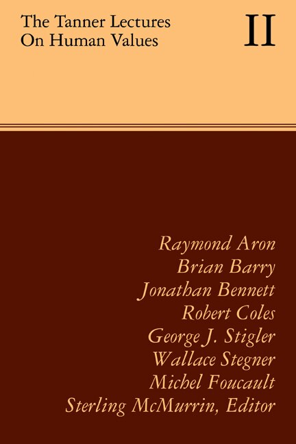 The Tanner Lectures on Human Values by Sterling M. McMurrin, Paperback | Indigo Chapters