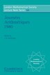 Journées Arithmétiques 1980 by J. V. Armitage, Paperback | Indigo Chapters