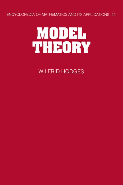 Model Theory by Wilfrid Hodges, Hardcover | Indigo Chapters