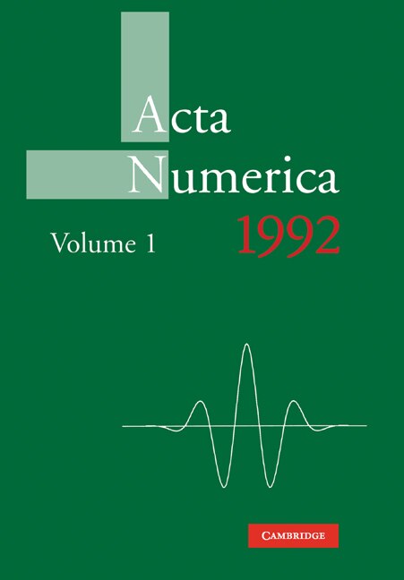 Acta Numerica 1992: Volume 1 by Arieh Iserles, Paperback | Indigo Chapters