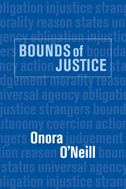 Bounds Of Justice by Onora O'Neill, Paperback | Indigo Chapters