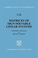 Matrices Of Sign-solvable Linear Systems by Richard A. Brualdi, Hardcover | Indigo Chapters