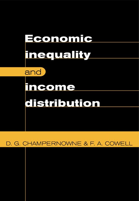 Economic Inequality And Income Distribution by D. G. Champernowne, Paperback | Indigo Chapters