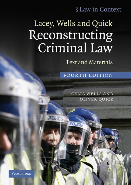 Lacey Wells and Quick Reconstructing Criminal Law by Celia Wells, Paperback | Indigo Chapters