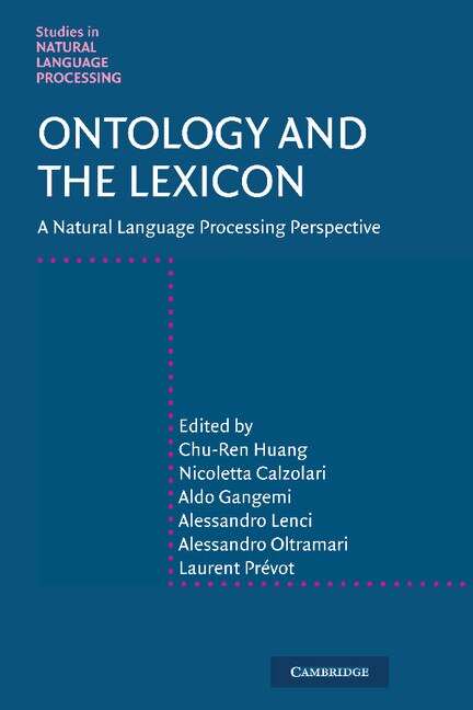 Ontology and the Lexicon by Chu-ren Huang, Hardcover | Indigo Chapters