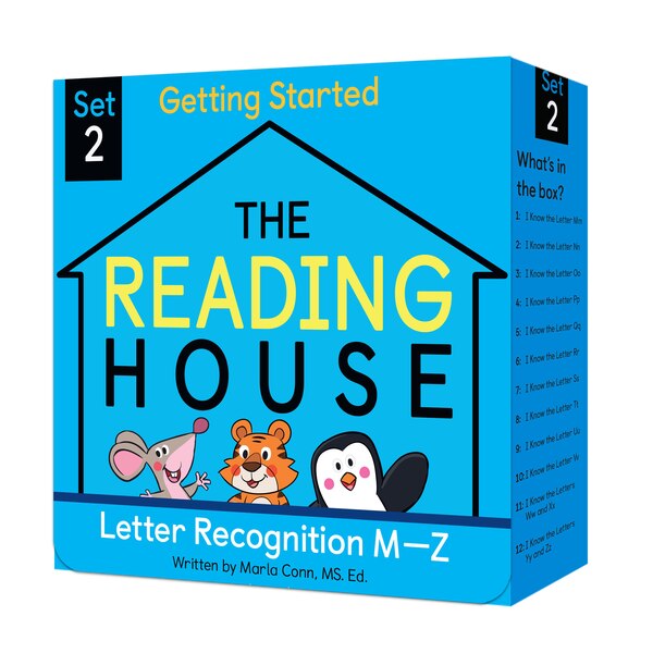 The Reading House Set 2: Letter Recognition M-z by The Reading The Reading House, Boxed Set/Slip Case/Casebound | Indigo Chapters