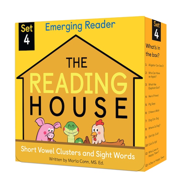 The Reading House Set 4: Short Vowel Clusters And Sight Words by The Reading The Reading House, Boxed Set/Slip Case/Casebound | Indigo Chapters