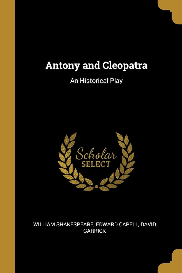 Antony and Cleopatra by Edward Capell David Garric Shakespeare, Paperback | Indigo Chapters