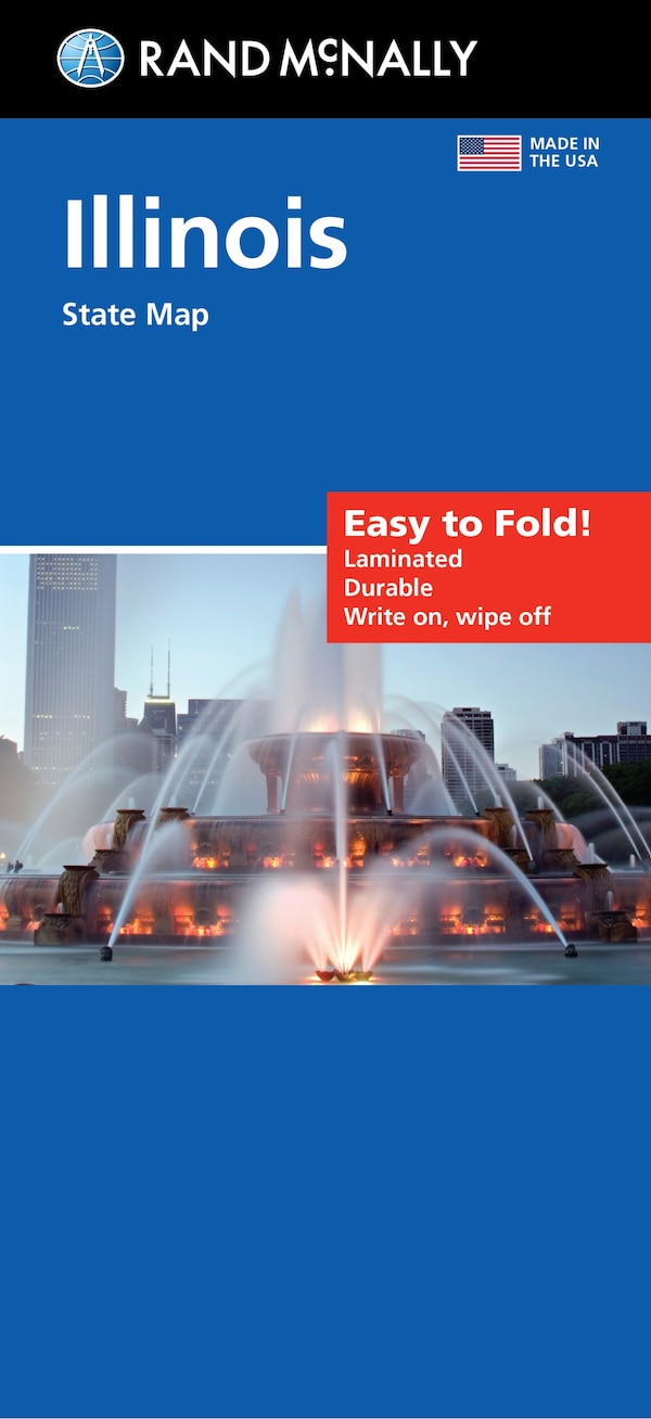 Rand McNally Easy to Fold: Illinois State Laminated Map, Paperback | Indigo Chapters