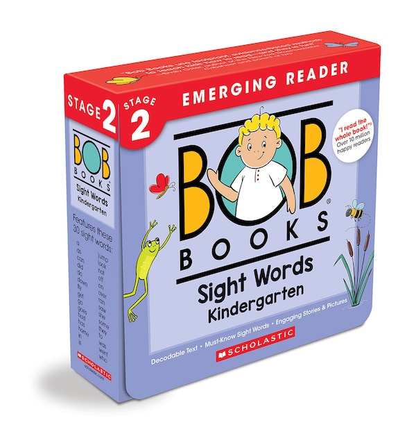 Bob Books - Sight Words Kindergarten Box Set | Phonics Ages 4 and up Kindergarten Flashcards (Stage 2: Emerging Reader) by Lynn Maslen Kertell