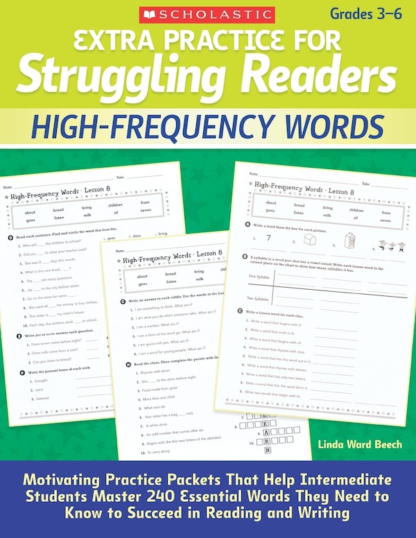 Extra Practice for Struggling Readers: High-Frequency Words by Linda Beech, Paperback | Indigo Chapters