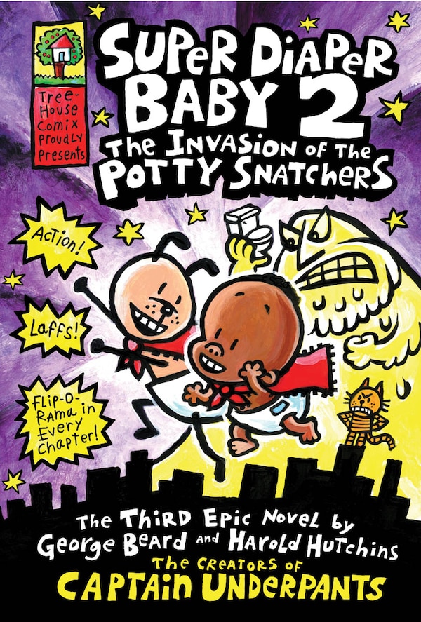 Super Diaper Baby: The Invasion of the Potty Snatchers: A Graphic Novel (Super Diaper Baby #2): From the Creator of Captain Underpants by Dav Pilkey