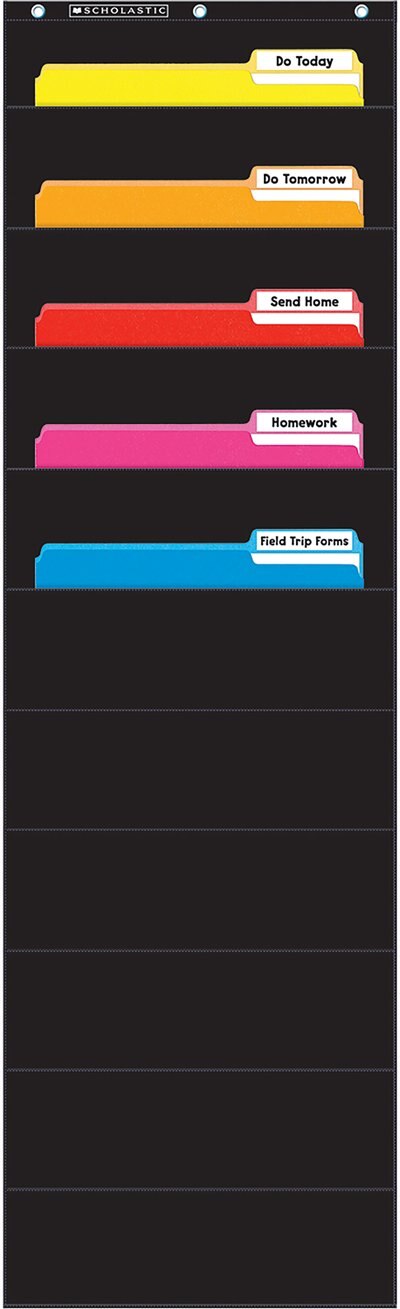 File Organizer Pocker Chart (Black) by Scholastic, Book & Toy | Indigo Chapters