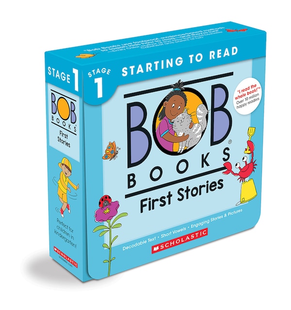Bob Books - First Stories Box Set | Decodable Phonics Books Ages 4 and up Kindergarten (Stage 1: Starting to Read) by Lynn Maslen Kertell