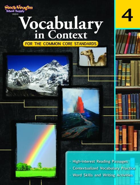 Vocabulary in Context for the Common Core Standards Reproducible Grade 4 by Houghton Mifflin Harcourt, Paperback | Indigo Chapters