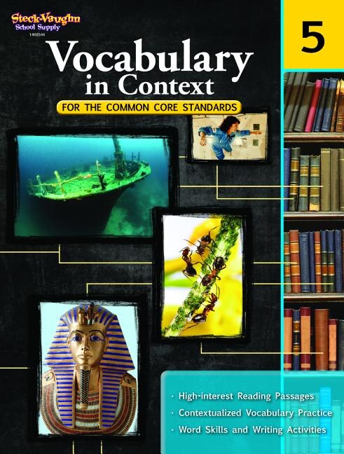 Vocabulary in Context for the Common Core Standards Reproducible Grade 5 by Houghton Mifflin Harcourt, Paperback | Indigo Chapters