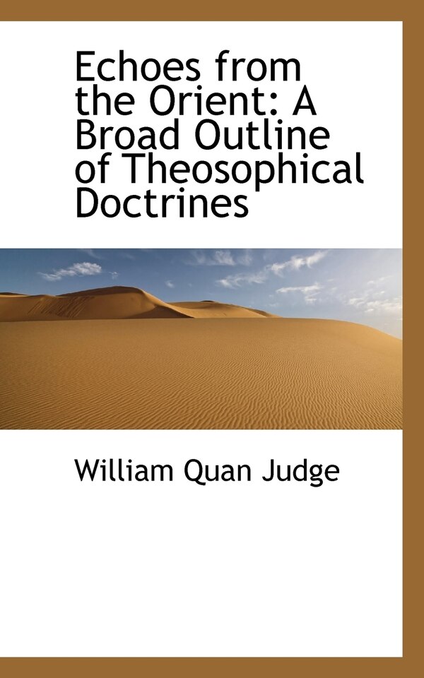 Echoes from the Orient by William Quan Judge, Paperback | Indigo Chapters