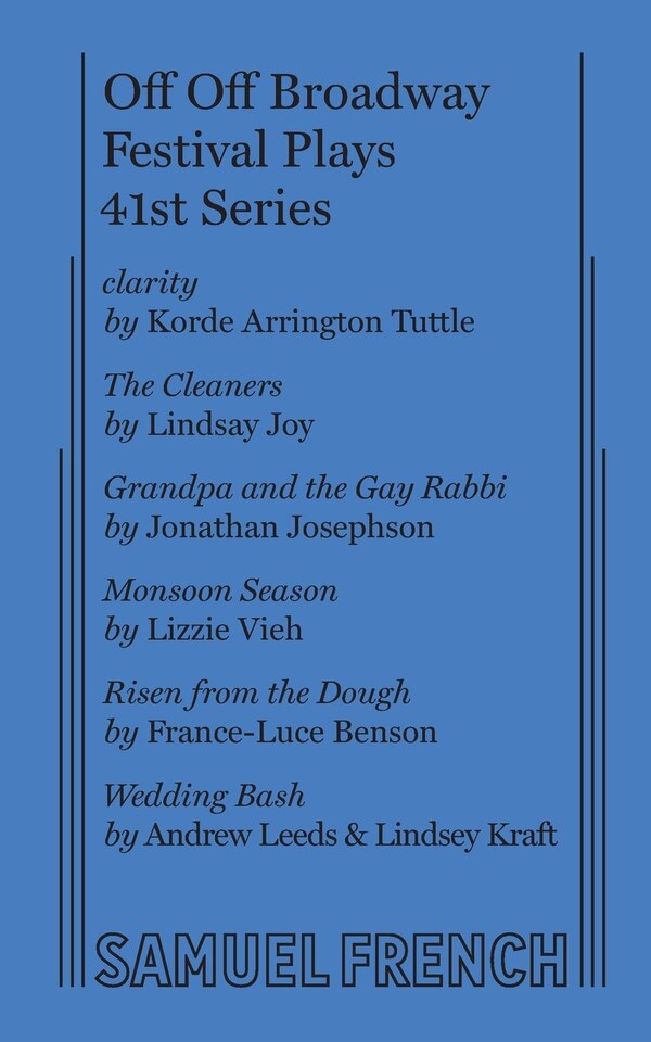 Off Broadway Festival Plays 41st Series by France-Luce Benson, Paperback | Indigo Chapters