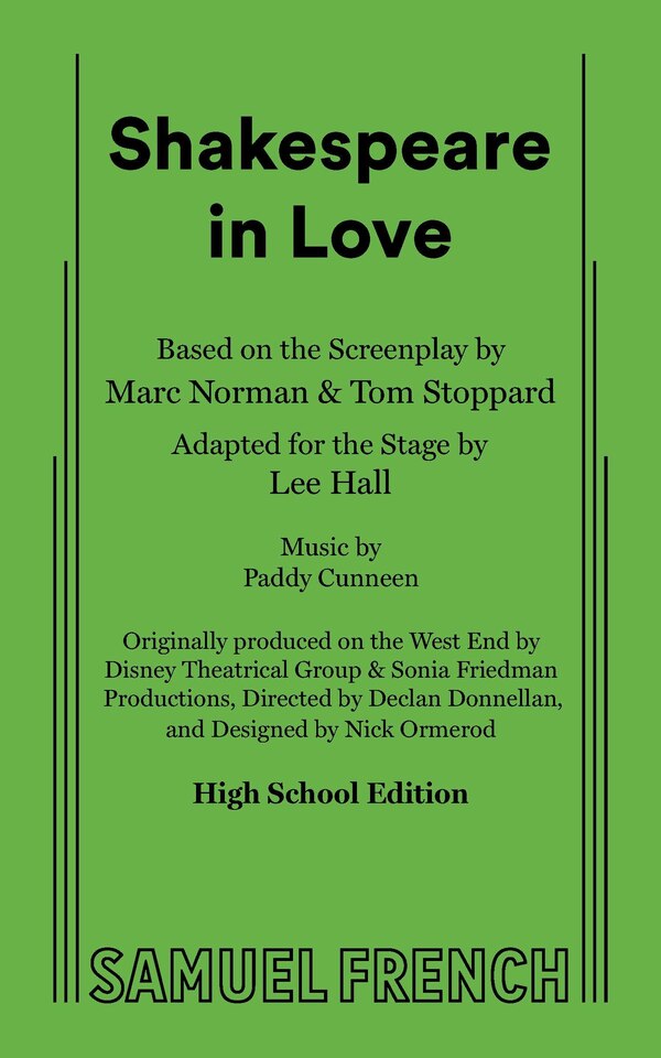 Shakespeare in Love (High School Edition) by Tom Stoppard, Paperback | Indigo Chapters