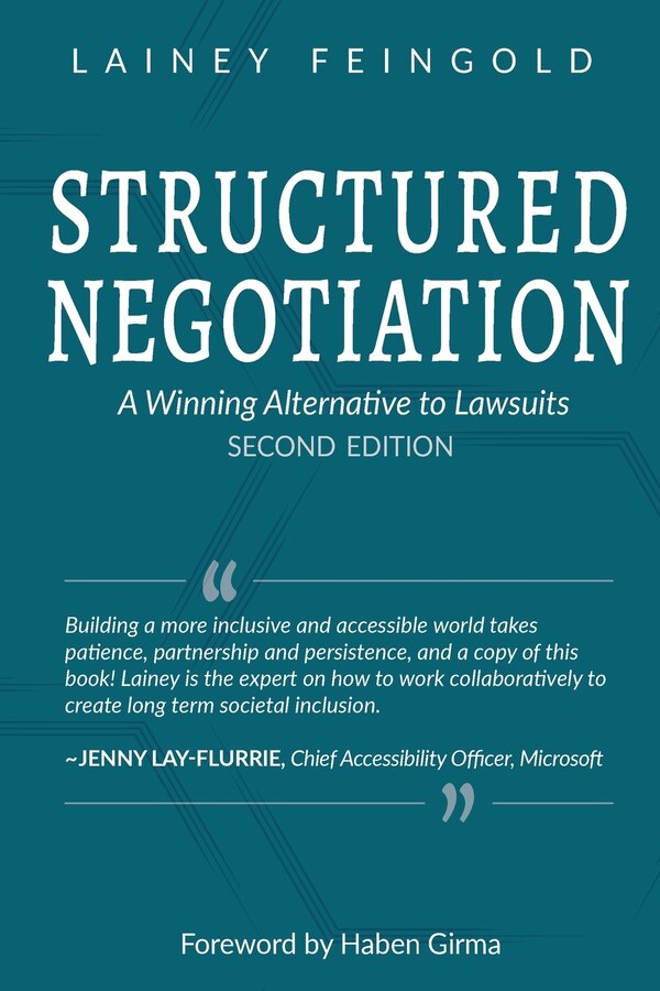 Structured Negotiation by Lainey Feingold, Paperback | Indigo Chapters