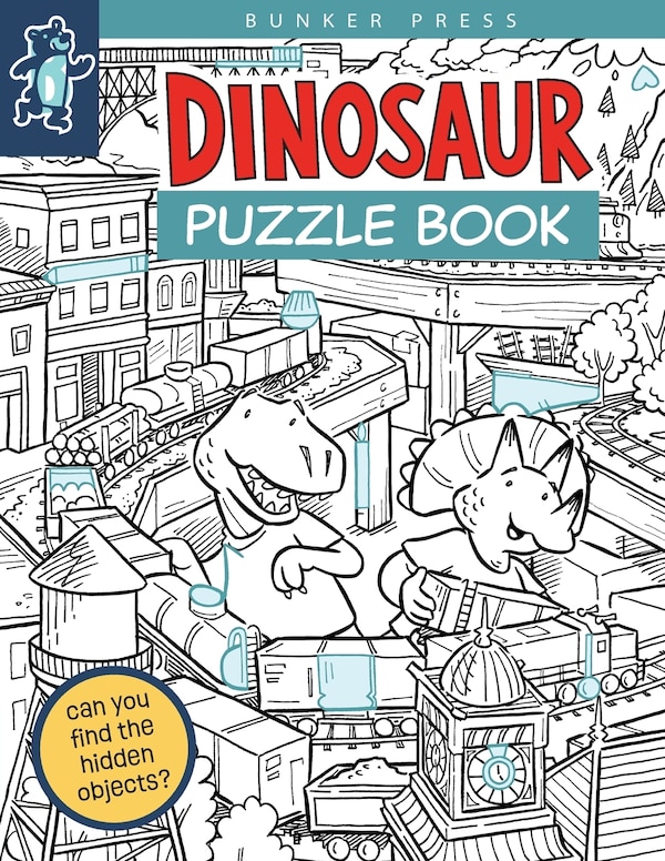 Bunker Press Dinosaur Puzzle Book by Mike Desantis, Paperback | Indigo Chapters