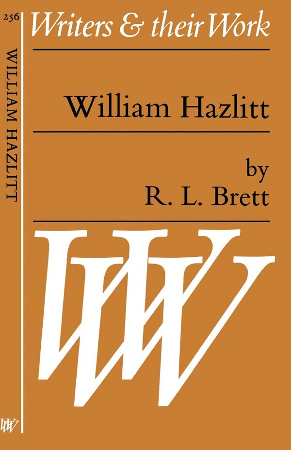William Hazlitt by R. L. Brett, Paperback | Indigo Chapters