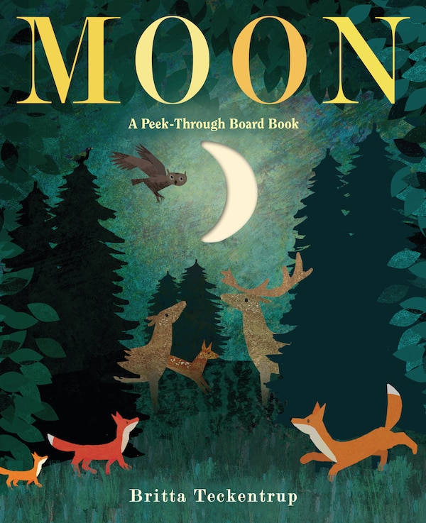 Moon: A Peek-through, Board Book by Britta Teckentrup | Indigo Chapters