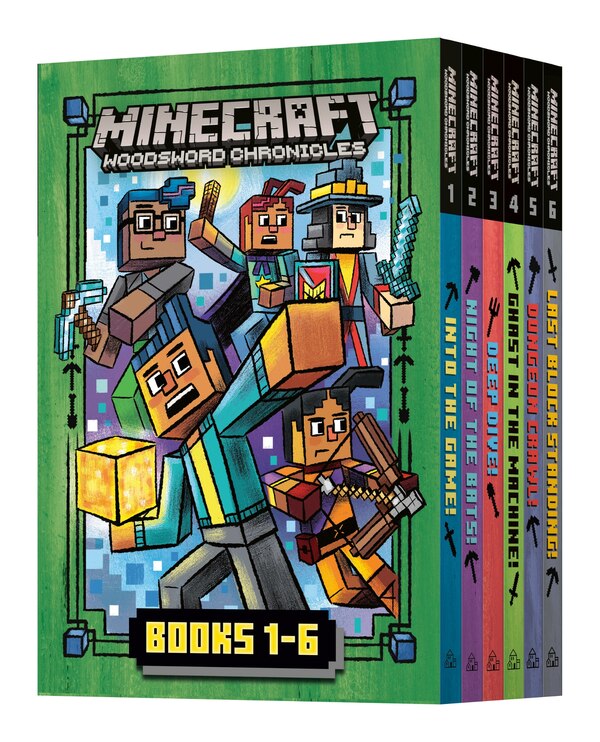 Minecraft Woodsword Chronicles: The Complete Series: Books 1-6 (minecraft Woosdword Chronicles) by Nick Eliopulos, Boxed Set/Slip Case/Casebound