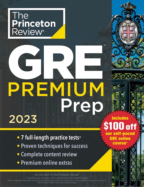 Princeton Review GRE Premium Prep 2023 by The Princeton The Princeton Review, Paperback | Indigo Chapters
