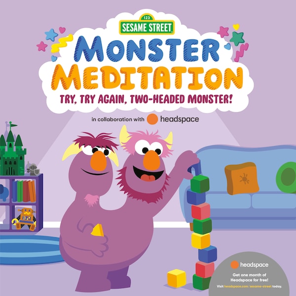 Try Try Again Two-headed Monster : Sesame Street Monster Meditation In Collaboration With Headspace by Random House, Board Book | Indigo Chapters