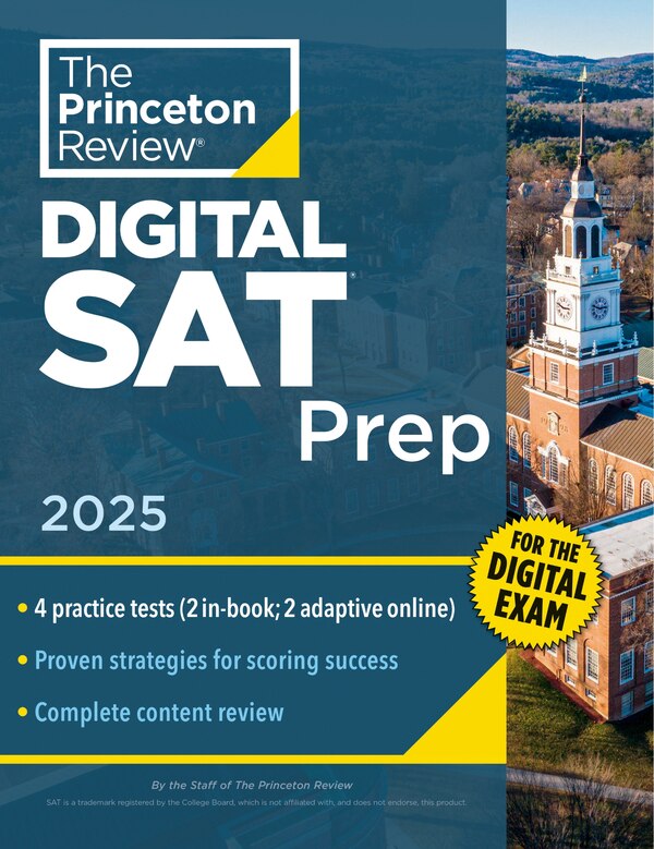 Princeton Review Digital SAT Prep 2025 by The Princeton The Princeton Review, Paperback | Indigo Chapters