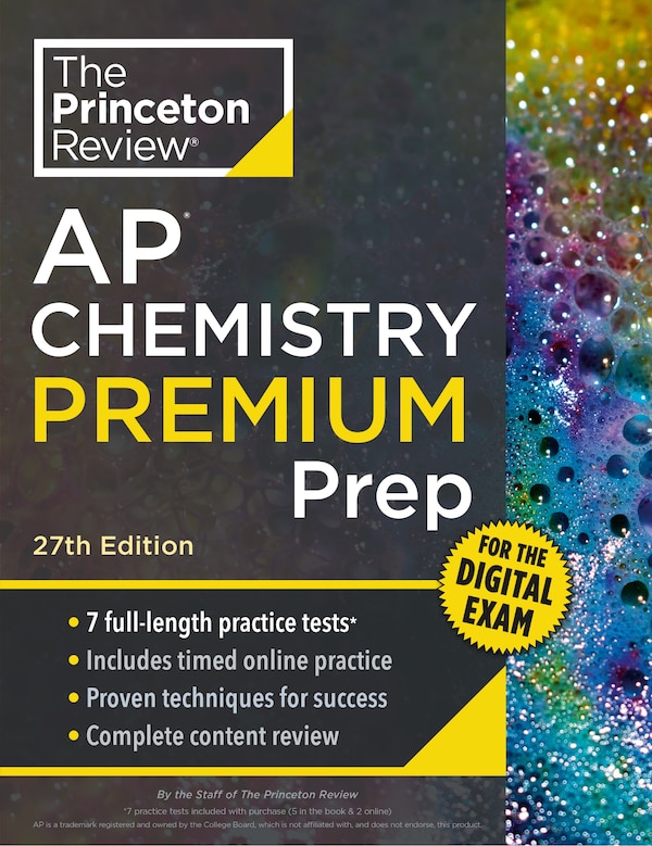 Princeton Review AP Chemistry Premium Prep 27th Edition by The Princeton The Princeton Review, Paperback | Indigo Chapters