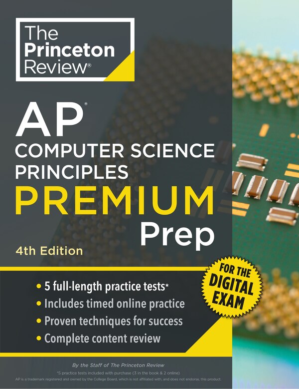Princeton Review AP Computer Science Principles Premium Prep 4th Edition by The Princeton The Princeton Review, Paperback | Indigo Chapters
