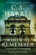 Who Will Remember by C. S. Harris, Paperback | Indigo Chapters