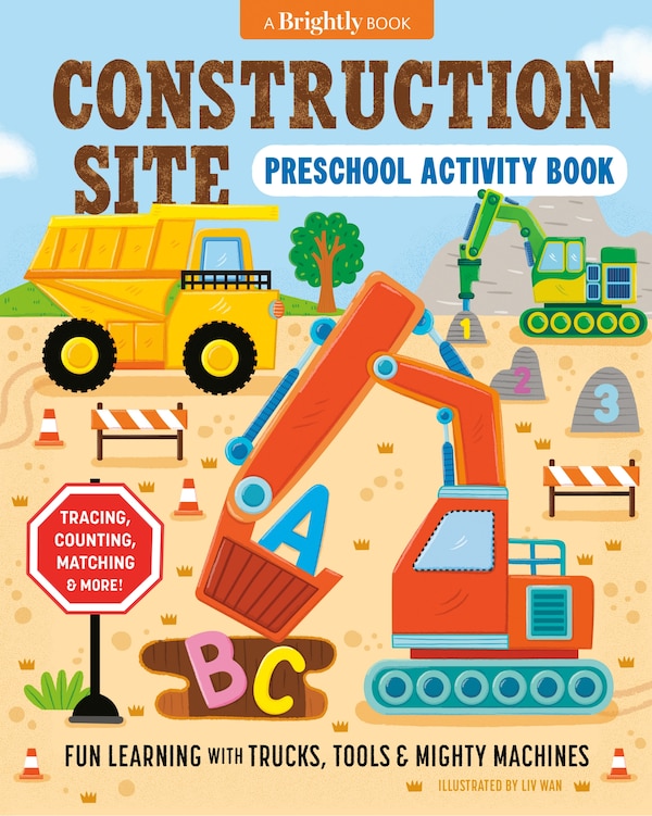 Construction Site Preschool Activity Book by Liv Wan, Paperback | Indigo Chapters