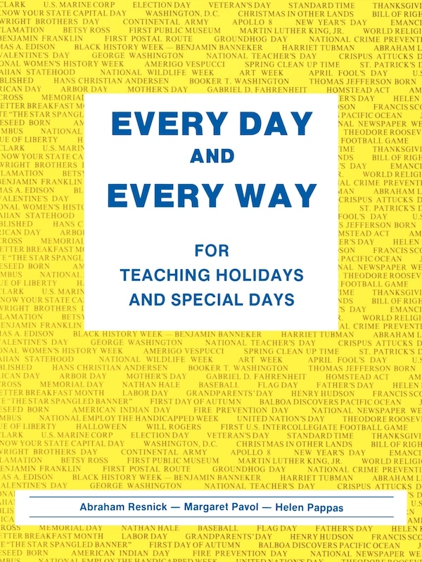 Every Day and Every Way by Abraham Resnick, Paperback | Indigo Chapters