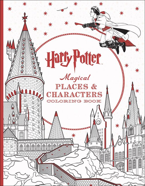 Harry Potter Magical Places & Characters Coloring Book by Scholastic, Reinforced Library Binding | Indigo Chapters