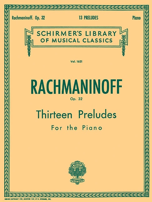 13 Preludes Op. 32 by Sergei Rachmaninoff, Paperback | Indigo Chapters