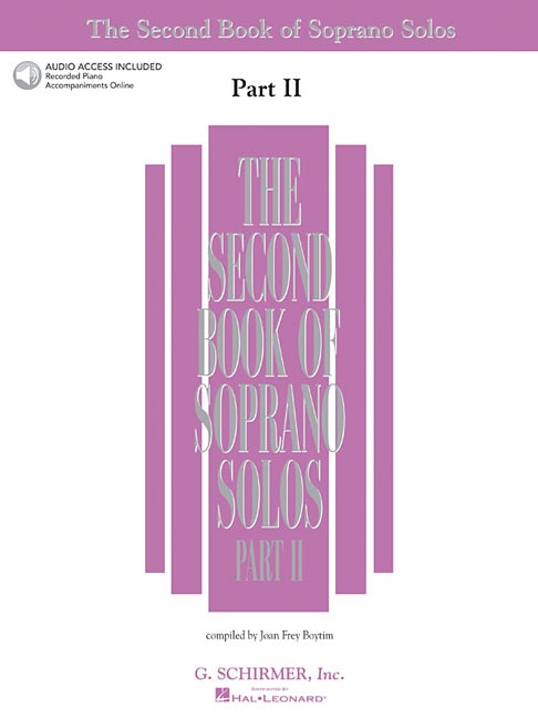 The Second Book of Soprano Solos Part II by Joan Frey Boytim, Book & Toy | Indigo Chapters