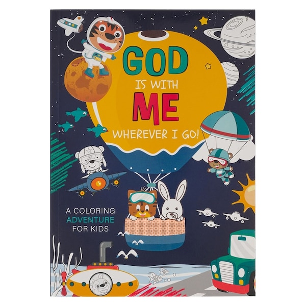 Coloring Book for Kids God is with Me wherever I Go by Christian Art Gifts, Paperback | Indigo Chapters