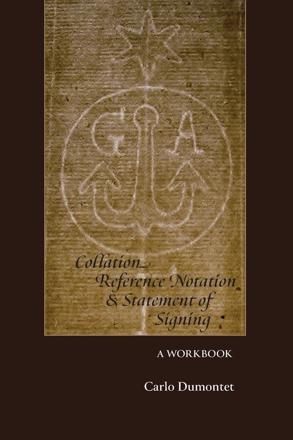 Collation Reference Notation & Statement of Signing by Carlo Dumontet, Paperback | Indigo Chapters